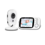 Ashcomonline Wireless Smart Real-time Video Monitoring & Lullaby Mode Baby Monitor