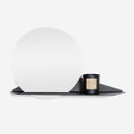 Emerging Creatives Moon Mirror - Black