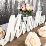 Charming Wooden Mr&mrs Wedding Decor Set - Perfect For Anniversary Bachelorette Parties & New Home Gifts