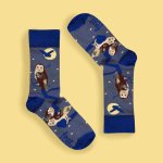 Having A Hoot Owl Socks His & Hers Sizes - UK 8 - 11