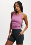 Cotton On Ultimate Run Rib Bike Short - Element Blue