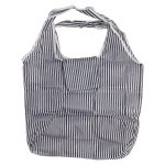 Fold-up Plastic Shopping Bag Blue And White 60CM