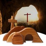 Gnodry The Empty Tomb Easter Scene Christian Cross Decorations Decorations Religious Jesus Tomb Easter Kit Display For The Home