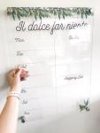 Acrylic Weekly Planner - Olive Tree - 600MM X 600MM