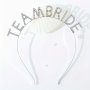 1pc Team Bride Alloy Sparkling Rhinestone Wedding Accessory Bridal Headband Easter Gift
