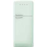 Smeg Pastel Green Free Standing Refrigerator Top Mount Fridge - FAB50RPG5