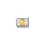 Composable Classic Link In Gold With Round Citrine
