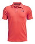 Boys' Ua Performance Polo - Rush Red Ymd