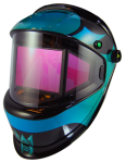 Panoramic Full View Helmet - Grinding Function - Blue