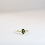 Pear - Small - Green Tourmaline Small