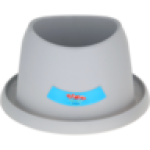 Small Grey Anti-ant Dog Bowl