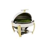 Chafing Dish Delux - Rolltop Round 6.8LT - CDS0005