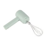 Electric Hand Mixer Automatic Portable Cordless Handheld Mixer Light Cyan