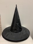 Adult Plain Black Witch Hat