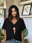 Betty Boop Oversized Tee - Black - Xlarge