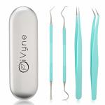 Premium Vinyl Weeding Tool Kit - Precision Stainless Steel Weeder - Hook And Pick With Fine Tweezers Crafting Set - By Ivyne