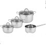 Trier 7 Piece Stainless Steel Cookware Set