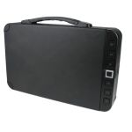 Biometric Fingerprint 3-WAY Quick Access Gun Safe Box-black