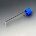 Test Tube 12 X75MM 5ML Box 500 Blue Screw Cap Polystyrene Plastic