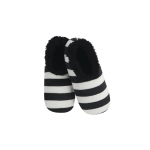 Snoozies Ladies B&w Stripes - Medium