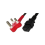 Mecer Dedicated C19 To Red 3-Pin Dedicated Power Cable