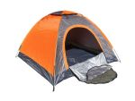 Camping Rainproof And Sunproof Dome Tent- 200X200CM Orange And Grey