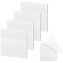 1PC 50 Sheets Transparent Sticky Notes - Clear Sticky Notes Waterproof Self-adhesive Translucent Sticky Note Pads For Books Annotation And Journaling Clear Sticky Notes