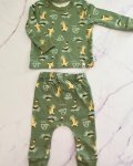 Woolworths Green Wild Animal Tracksuit Set 6 12M
