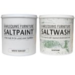 - Saltwash - Seafoam 1L With White Saltpaint Topcoat 1L