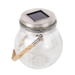 Zs - Solar Lamp Crack Jar Glass