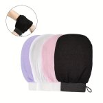Korean Exfoliating Mitts - Visibly Lift Away Dead Skin Great For Spray Tan Removal Or Keratosis Pilaris - 100% Viscose Fiber