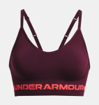 Under Armour Women's Seamless Low Long Sports Bra - Dark Maroon/beta