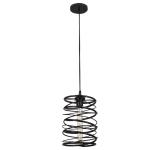 Spiral Pendant Black Light