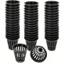 50PCS Heavy Duty 5.08CM Net Pots For Hydroponics - Reusable Uv Resistant Mesh Cups With Slotted Design For Tower Gardens Cloning Machines & Aeroponic Systems