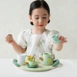 Wooden Afternoon Tea Set