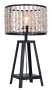Gyros Metal And Wood Bead Table Or Floor Lamp