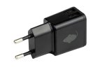 Dual USB Charger 2.4A Black