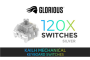 Glorious Kailh Silver Mechanical Keyboard Switches