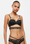 Kangol Strappy Balc Bra - Branded Black