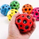 Ultra-bouncy Pu Space Ball - Relax & Hand-eye Coordination Enhancer Perfect For Indoor outdoor Play Party Favors Color Varies
