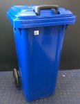 80L Blue Wheelie Bin