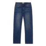 Mens Triblend Stretch Denim Straight In Vintage Dark Wash - Vintage Dark Wash 40