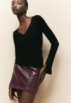Rib-knit Top - Black