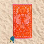 Velour Leopard Leisure Beach Towel
