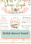 Bridal Shower Board - A0
