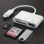 A Multi-functional Card Reader For Type C To Sd Card Reader Otg USB Cable Micro Sd tf Card Reader Adapter Camera Adapter Memory