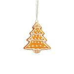 Caramel Christmas Tree Cookie Hanging Ornament 9X9X1CM