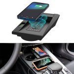 Car Qi Standard Wireless Charger 15W Quick Charging For Audi A4 A5 S4 S5 2017-2021 Left Driving