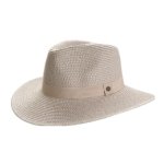 Serenity Fedora Taupe White