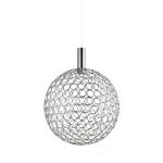 Glowtide Orb Metal LED Pendant In Large Medium Small - Small Black